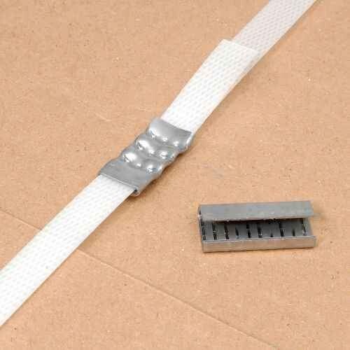 1/2" SERRATED SEALS CLIPS FOR PLASTIC STRAP PACK OF 1000PCS