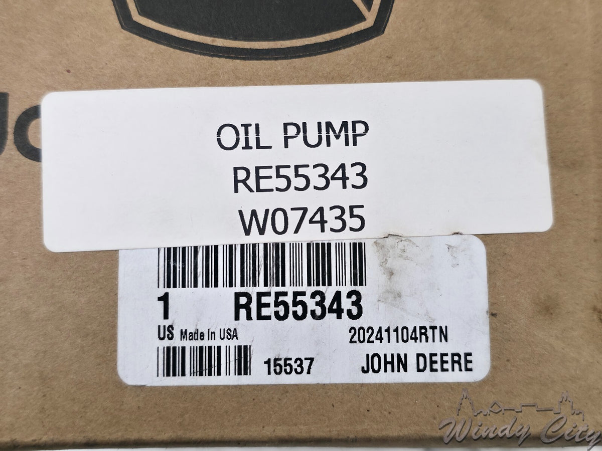 JOHN DEERE RE55343 OIL PUMP ASSEMBLY