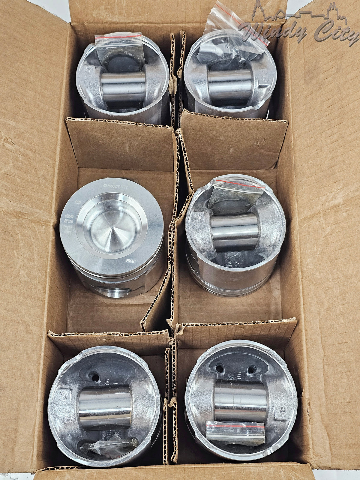 2003-2004 5.9L Cummins Dodge Ram Piston Set P5057(6) .020" Oversize