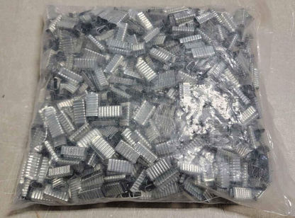 1/2" SERRATED SEALS CLIPS FOR PLASTIC STRAP PACK OF 1000PCS