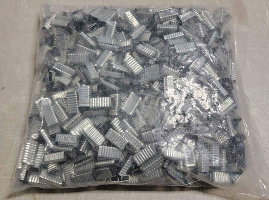 1/2" SERRATED SEALS CLIPS FOR PLASTIC STRAP PACK OF 1000PCS