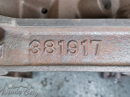 330 OLDSMOBILE ENGINE BLOCK # 381917