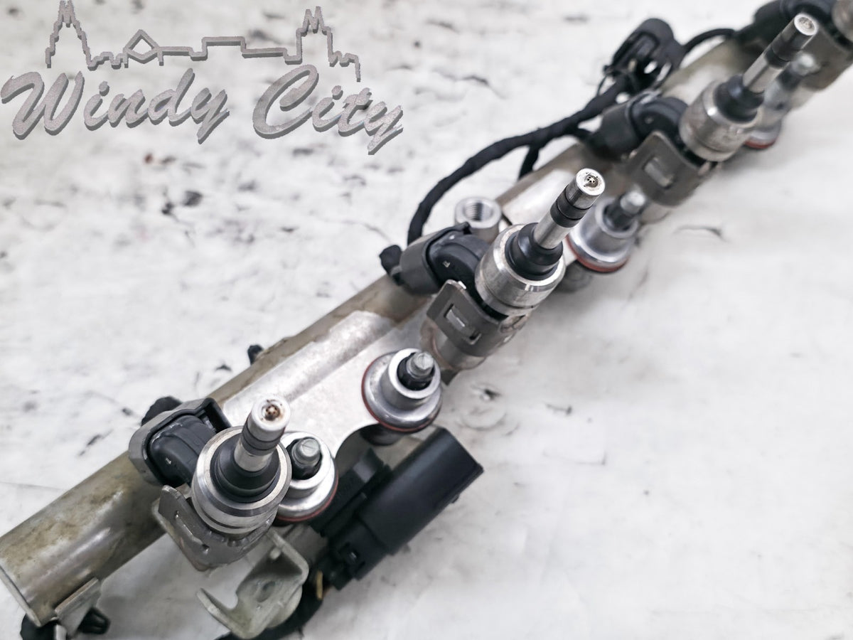 2.4L GM FUEL RAIL WITH INJECTORS 12608366