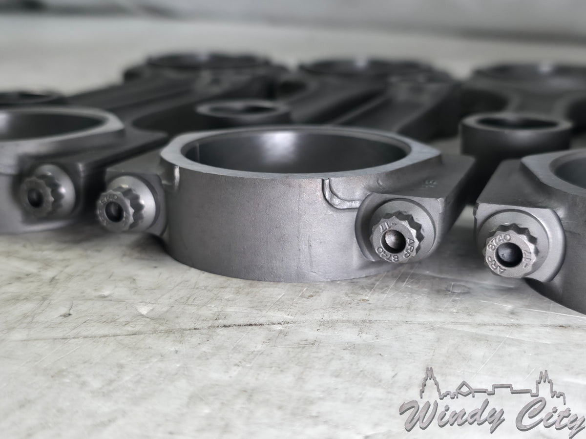 5.3L 6.0L CHEVY PRESS FIT RECONDITIONED CONNECTING RODS W/ ARP BOLTS #143