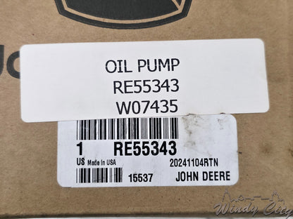 JOHN DEERE RE55343 OIL PUMP ASSEMBLY