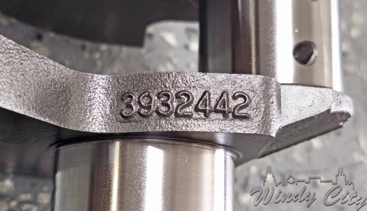 305 CHEVY MERCRUISER VOLVO OMC 2PC REVERSE ROTATION REMANUFACTURED CRANKSHAFT
