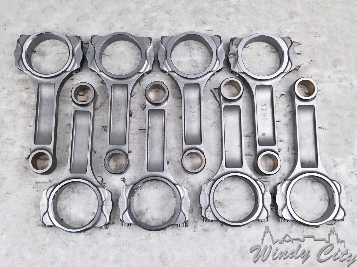 SBC 350 Chevy Reconditioned 5.700" I-Beam Performance Connecting Rods 7/16 Bolts