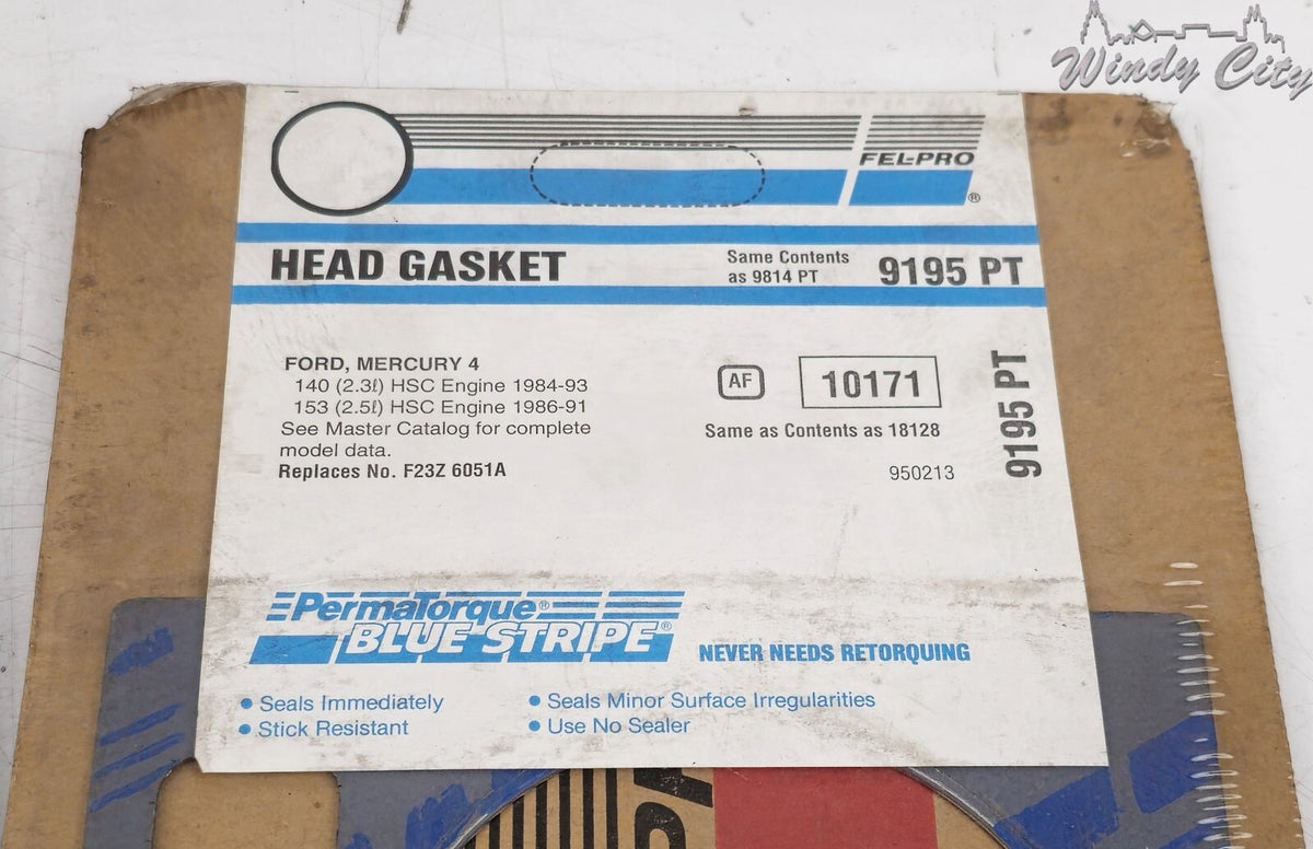 140 153 FORD MERCURY HSC ENGINE HEAD GASKET FEL-PRO 9195 PT