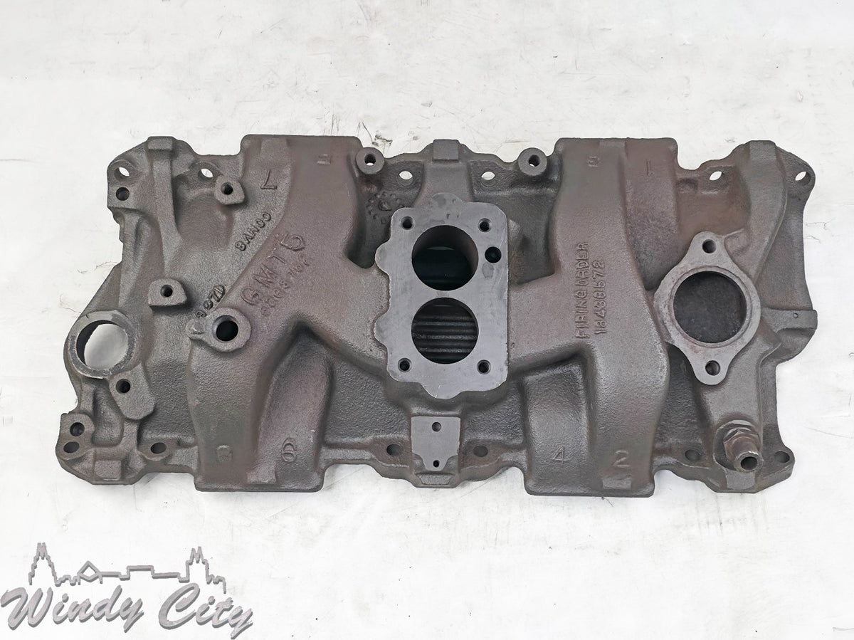 GM 2 BARREL INTAKE MANIFOLD # 6268752
