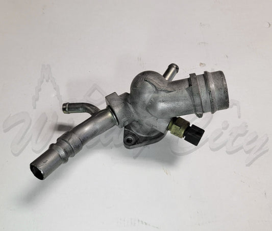 1.6L HYUNDAI KIA COOLANT THERMOSTAT HOUSING USED OEM 256002B760