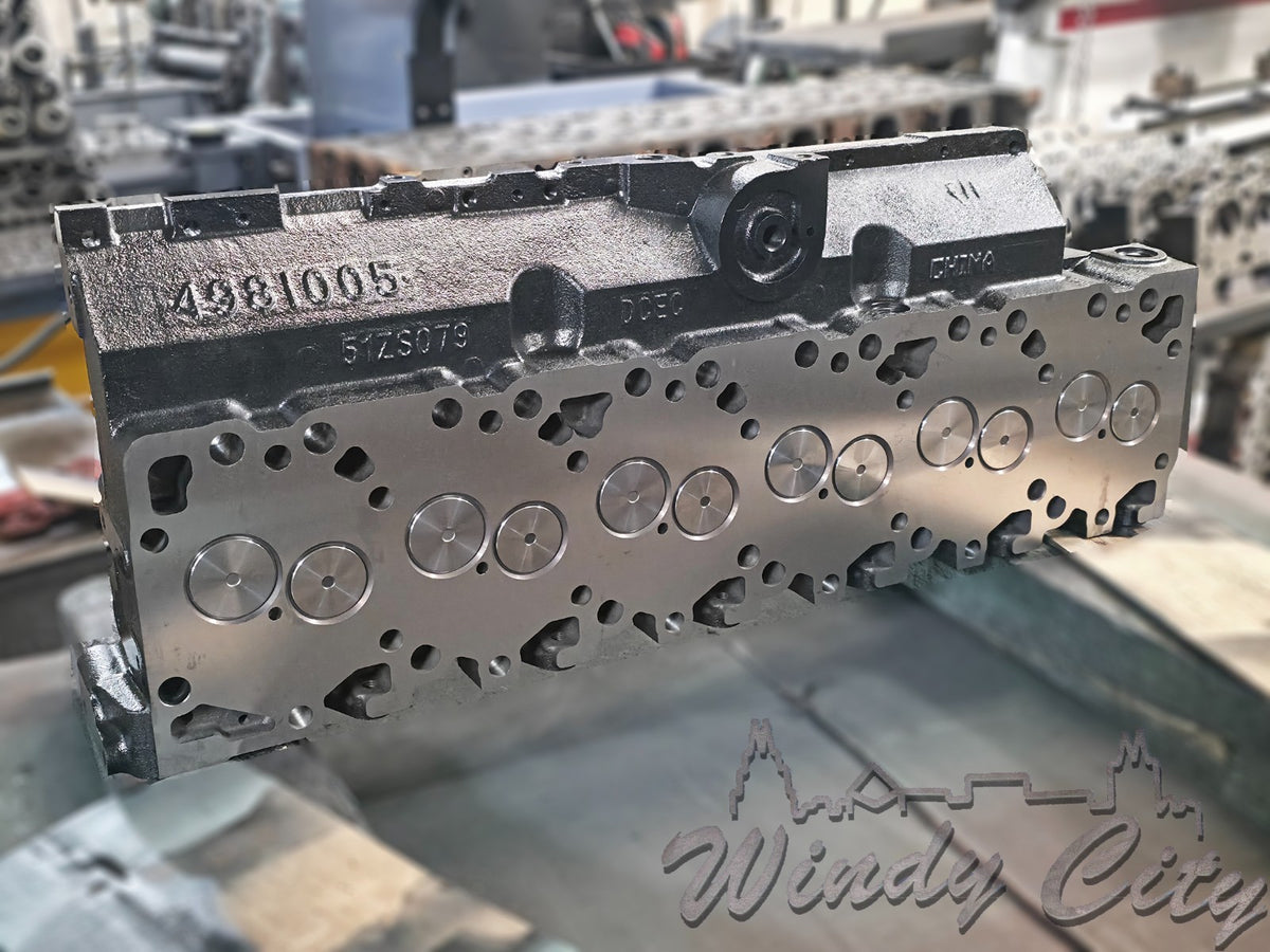 5.9L CUMMINS 6BT 12V DIESEL REMANUFACTURED CYLINDER HEAD # 4981005