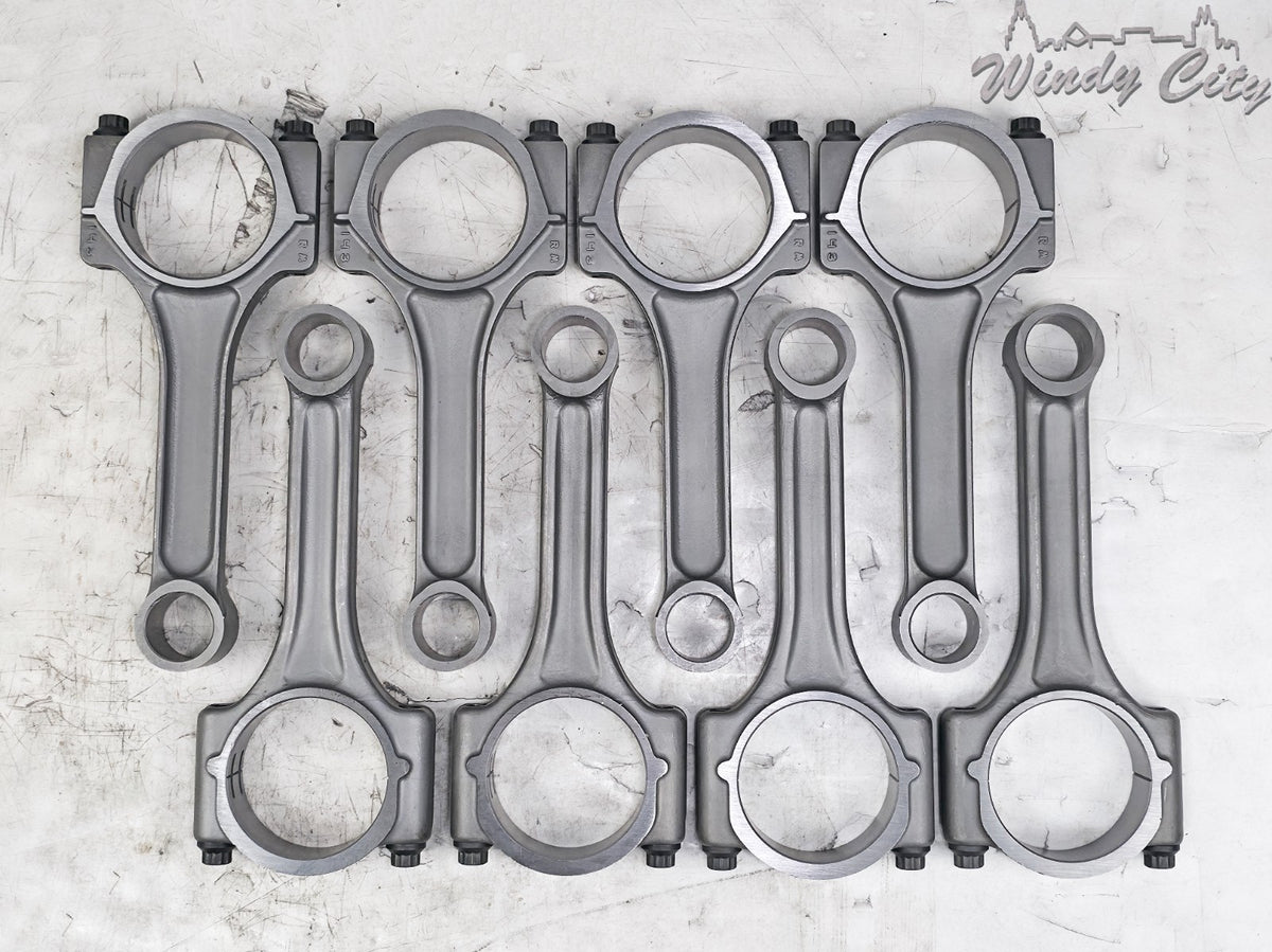 5.3L 6.0L CHEVY PRESS FIT RECONDITIONED CONNECTING ROD SET W/ARP BOLTS #143