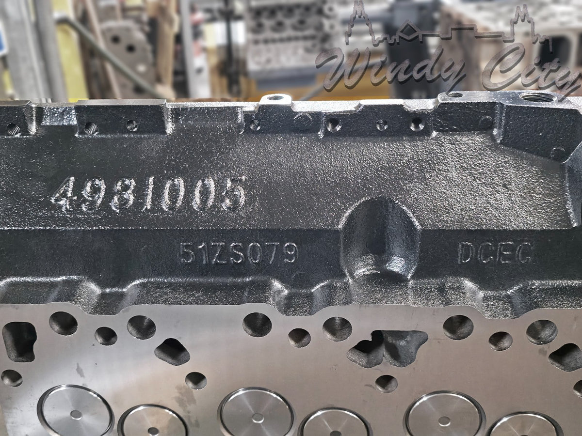 5.9L CUMMINS 6BT 12V DIESEL REMANUFACTURED CYLINDER HEAD # 4981005