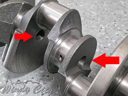 6.0L 6.2L CHEVY REMANUFACTURED CRANKSHAFT KIT #12552216 W/DRILLED HOLE IN MIDDLE