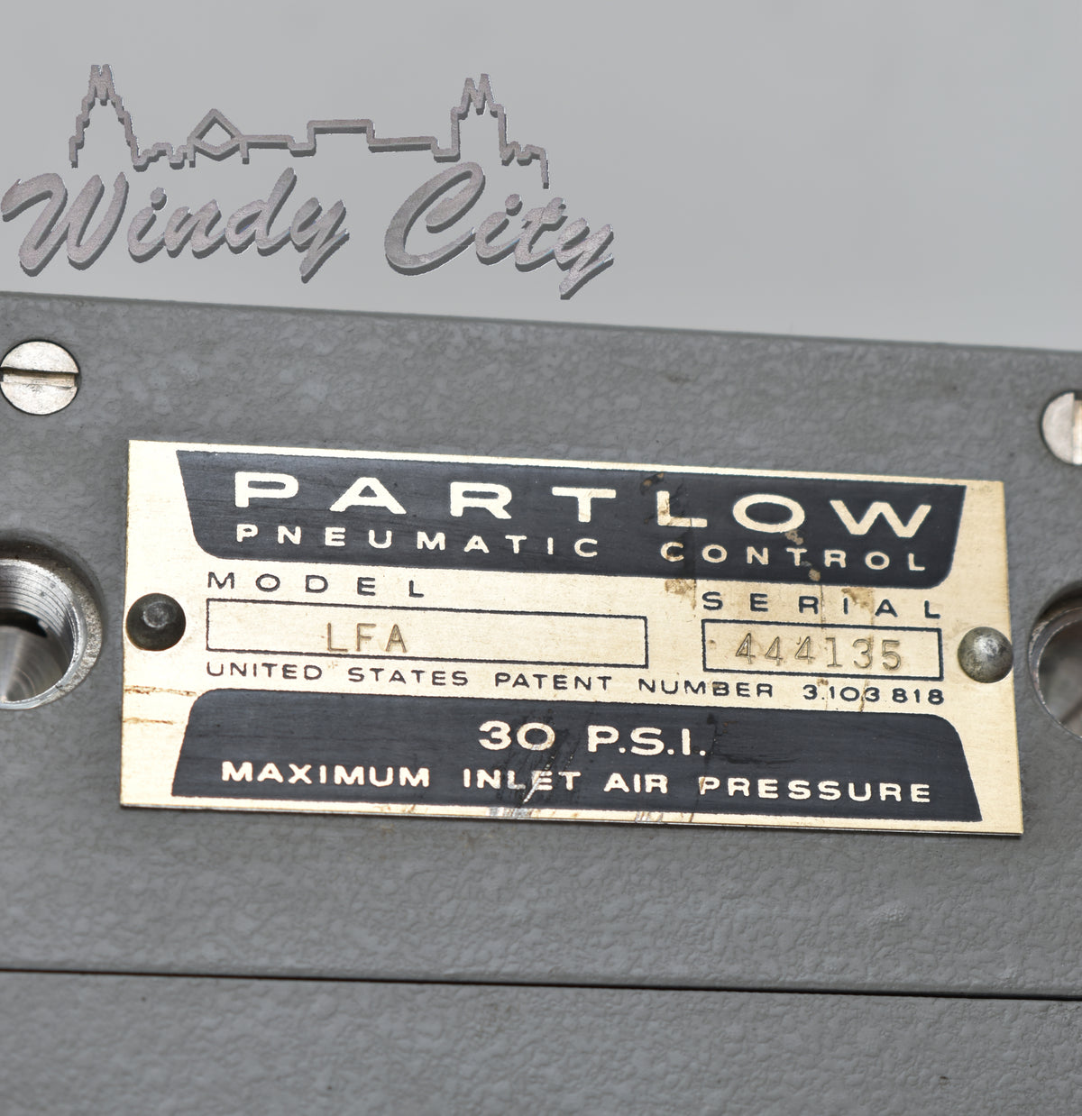 Partlow Pneumatic Temperature Controller 100°F-450°F 30 PSI